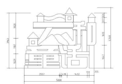 云和高速入口不銹鋼《云和童話字》設(shè)計圖