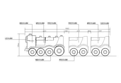 云和高速入口不銹鋼《云小火車》雕塑設(shè)計圖