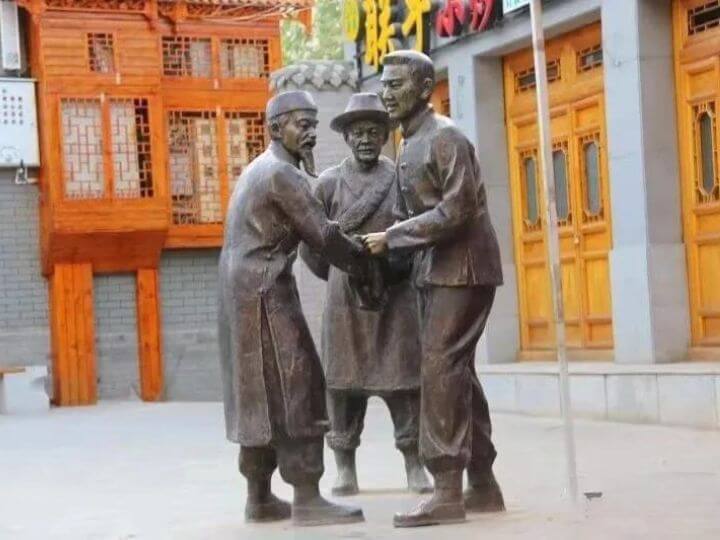 民俗文化主題鑄銅雕塑