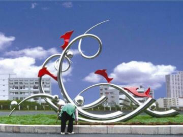 貴陽(yáng)不銹鋼公園雕塑