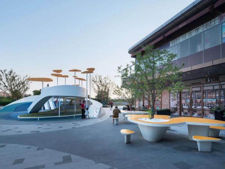 常熟祥源悅江南景觀吧臺(tái)定制效果圖