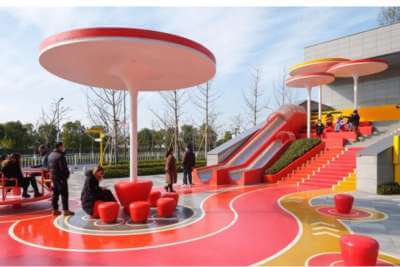 寧波萬科互動景觀裝置-休息坐凳