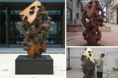 蘇州萬科園林景觀鑄銅太湖玲瓏之石雕塑模具創(chuàng)作制作