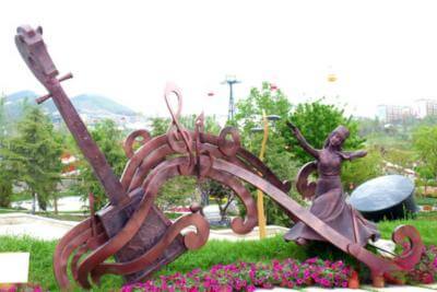 安吉音樂(lè)主題銅雕塑