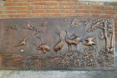 江西吉祥如意銅浮雕